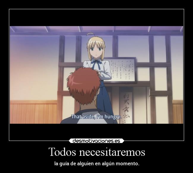 carteles anime shirou saber fate stay night carnnival desmotivaciones