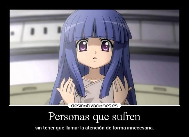 Personas que sufren - 