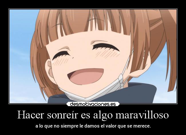 carteles anime vida mundo amor felicidad sonrisa raptorhunters harukaze erosekai fukumenkeinoise arisugawa desmotivaciones
