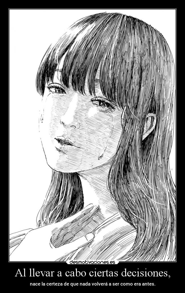 carteles anime vida mundo muerte dolor familia madre miedo raptorhunters harukaze erosekai chinowadachi manga desmotivaciones