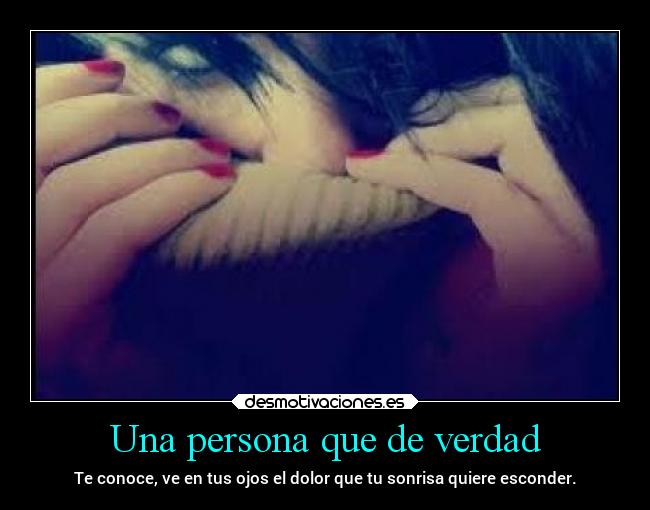 Una persona que de verdad - 