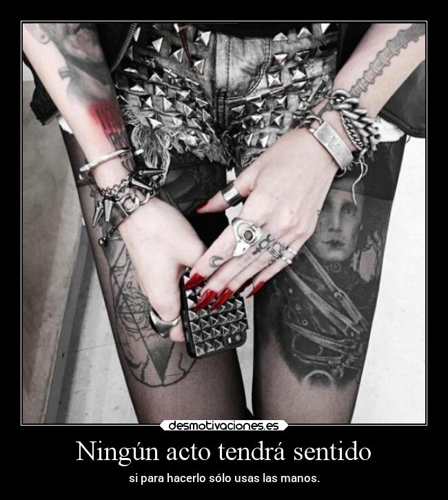 Ningún acto tendrá sentido - 