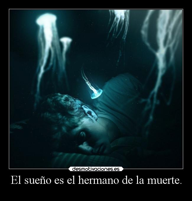 El sueño es el hermano de la muerte. -