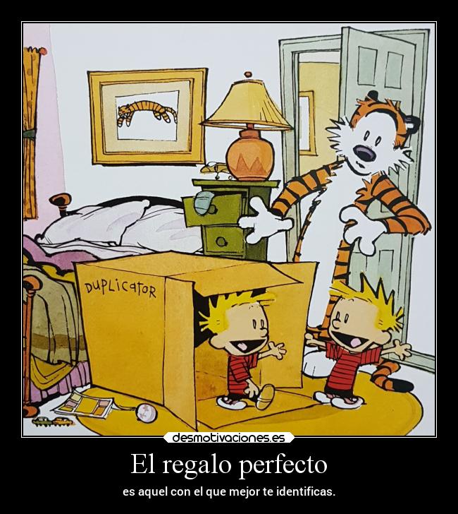 carteles navidad desmoxmas2017 regalo perfecto calvinyhobbes desmotivaciones