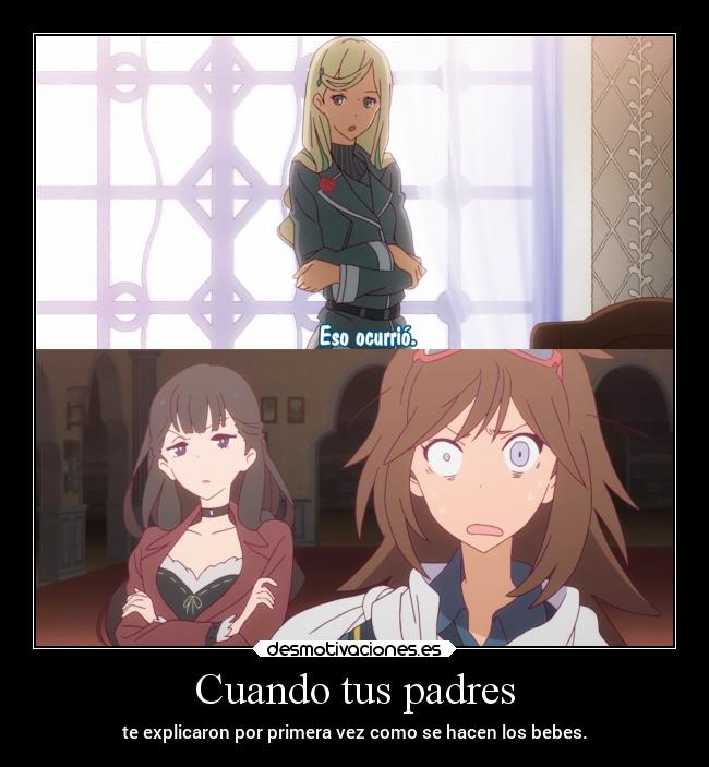 Cuando tus padres - te explicaron por primera vez como se hacen los bebes.