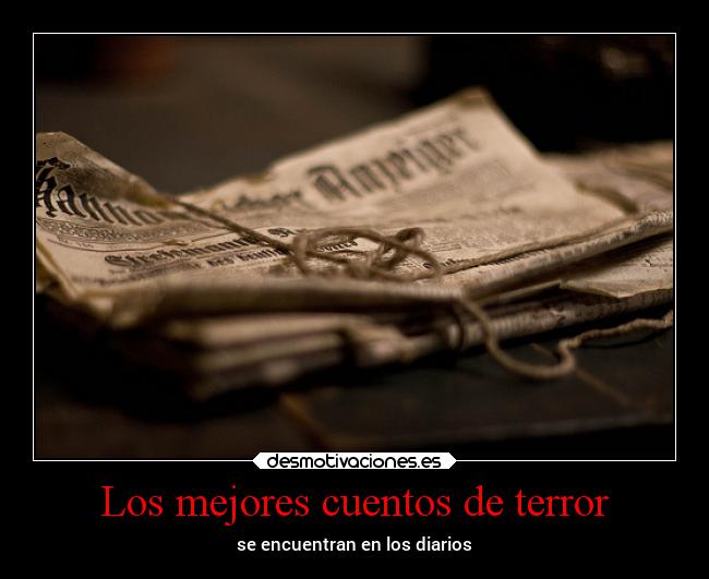 Los mejores cuentos de terror -