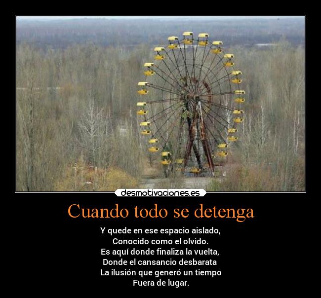 Cuando todo se detenga - 