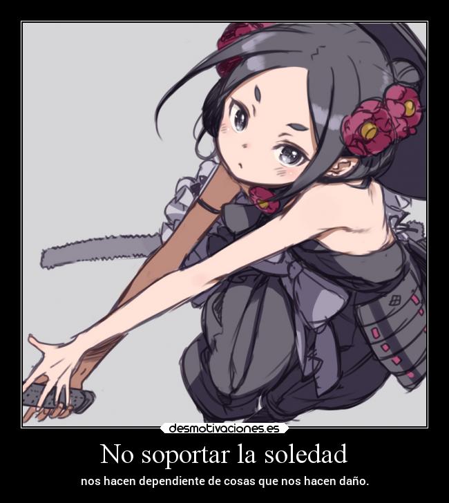 No soportar la soledad - 