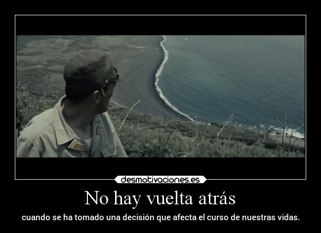 No hay vuelta atrás - 