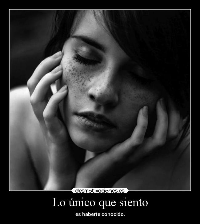 Lo único que siento - 