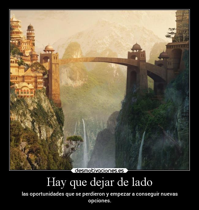 Hay que dejar de lado - 