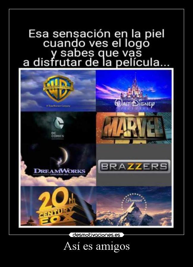 Así es amigos -