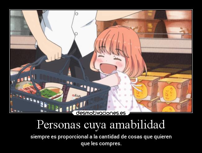 Personas cuya amabilidad - 