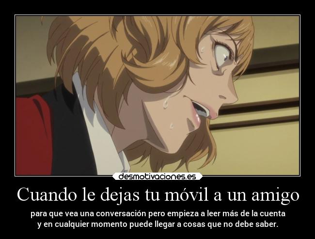 carteles anime humor risa fail cosasquepasan raptorhunters harukaze erosekai kakegurui desmotivaciones