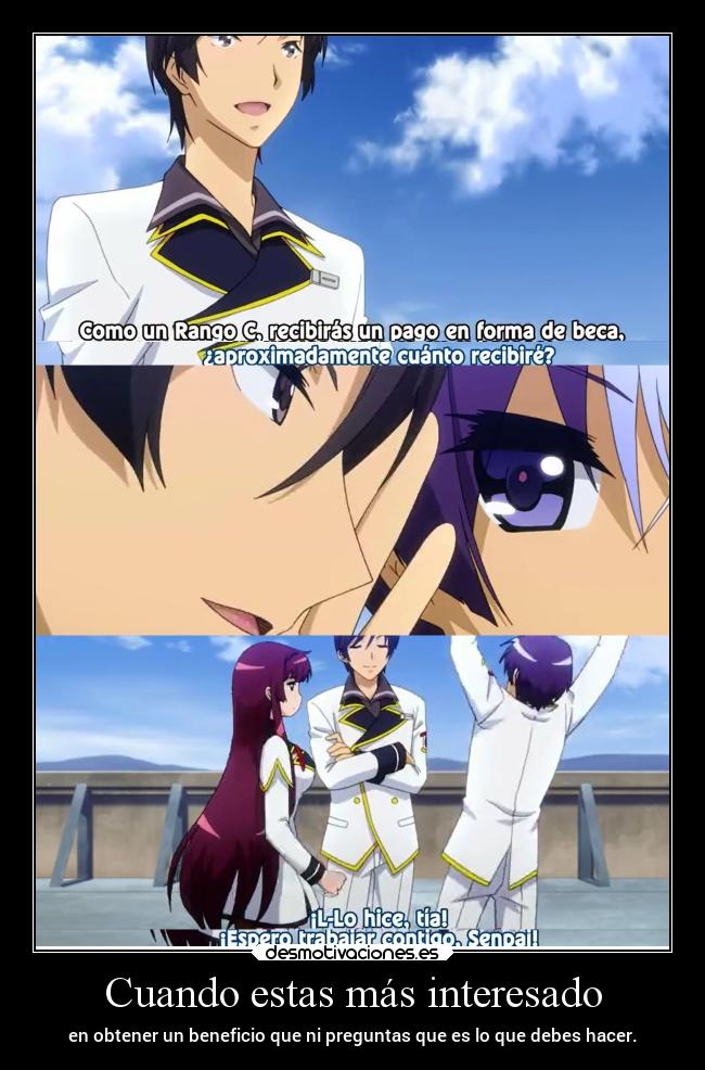 carteles anime interes persona beneficio pregunta raptorhunters hacer ignorar desmotivaciones