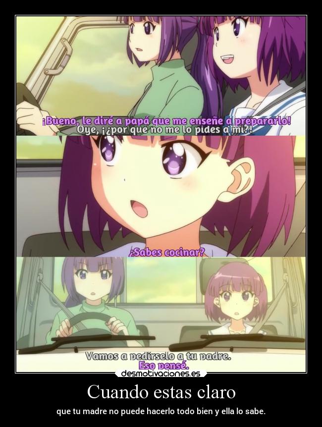 carteles anime madre familia claro raptorhunters hacer bien mal desmotivaciones
