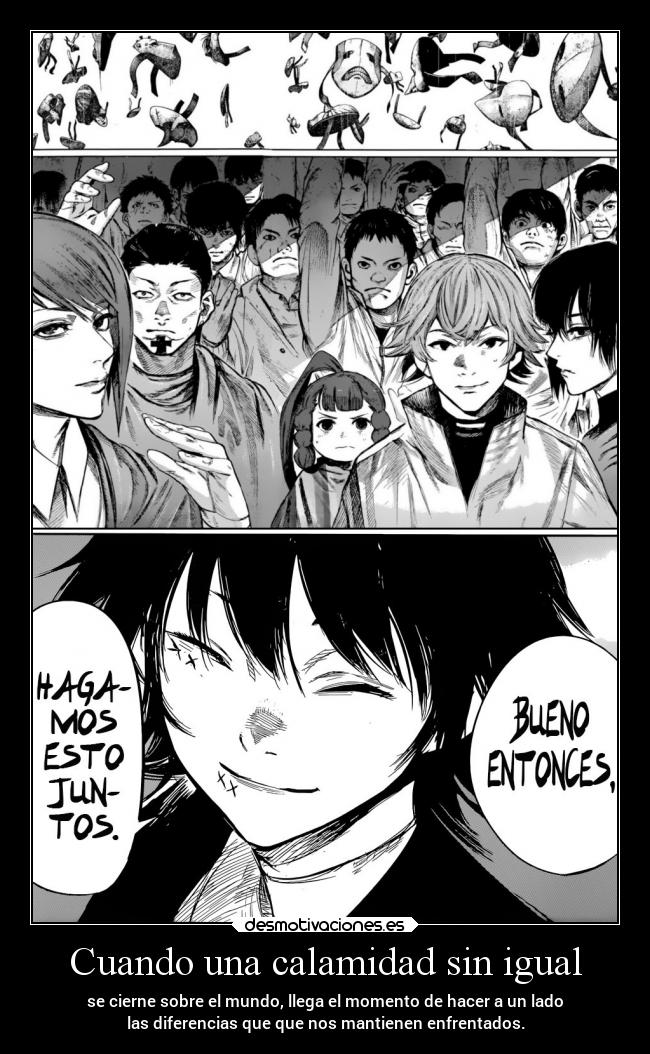 carteles anime vida mundo raptorhunters harukaze erosekai tokyoghoulre tokyoghoul ghoul ccg juuzousuzuya desmotivaciones