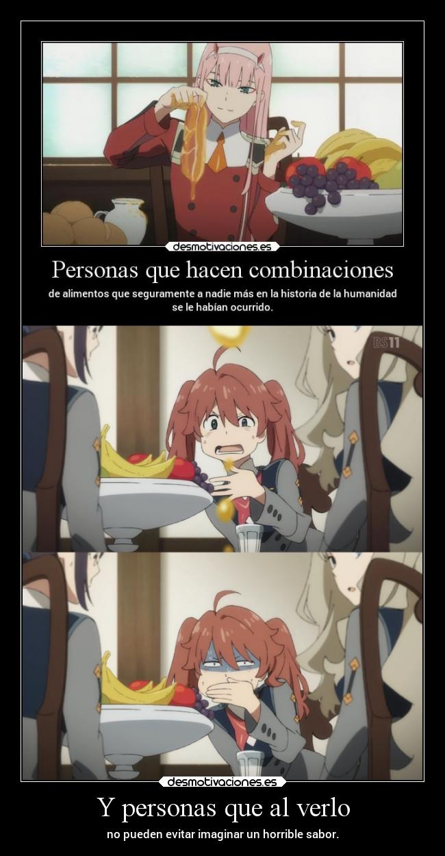 carteles anime vida humor risa fail comida raptorhunters harukaze erosekai darlinginthefranxx desmotivaciones