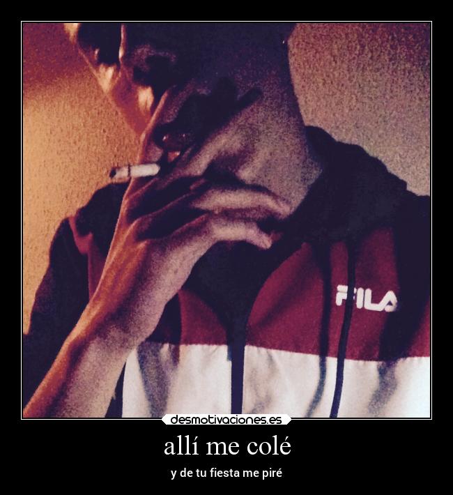 allí me colé - y de tu fiesta me piré