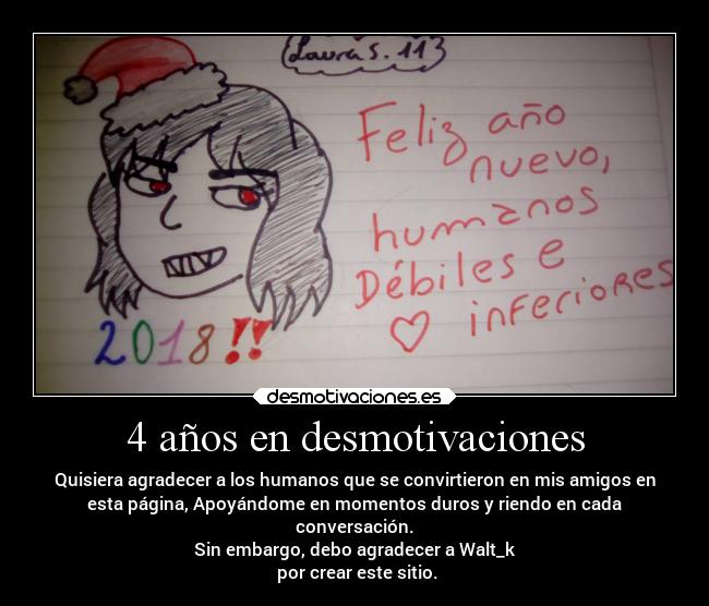 carteles desmotivaciones amistad fiesta humor primer cartel 2018 laurasimpsonxv desmotivaciones