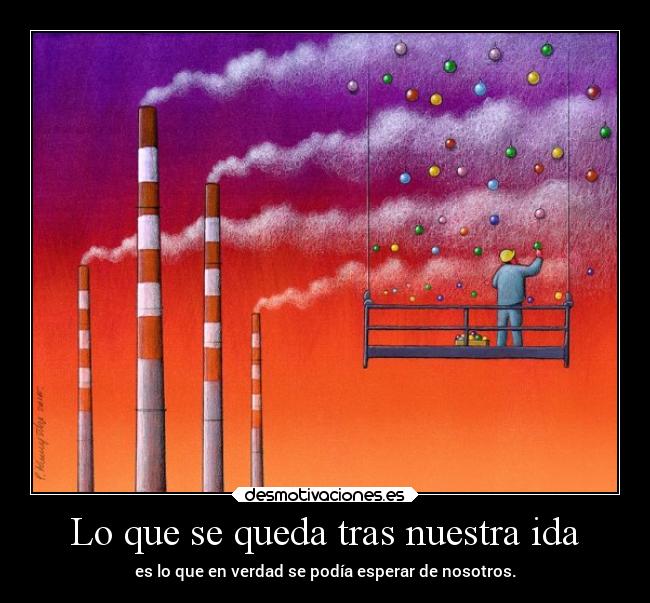 Lo que se queda tras nuestra ida - 