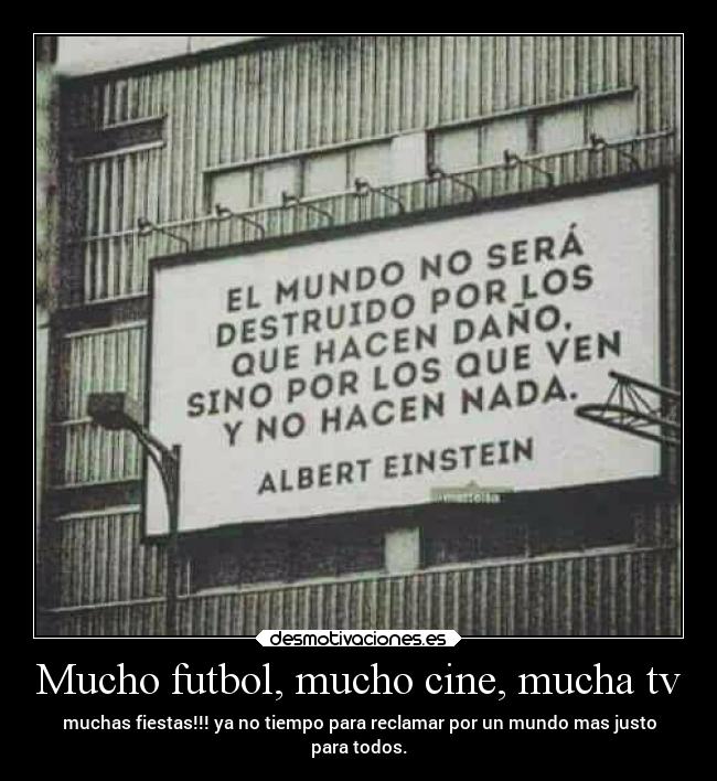 Mucho futbol, mucho cine, mucha tv -