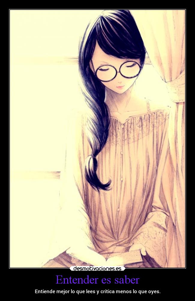 Entender es saber - 