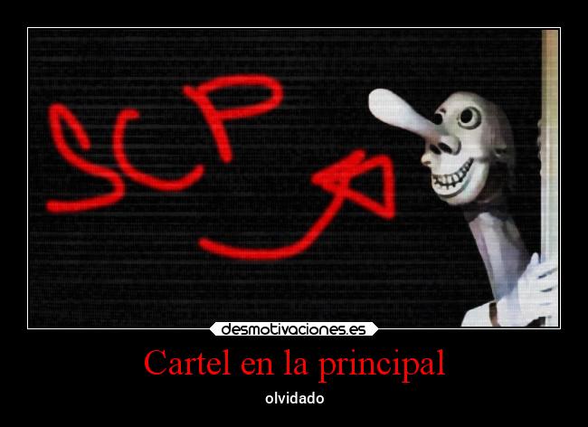 carteles miedo scp suenos terror limbo tacredax desmotivaciones