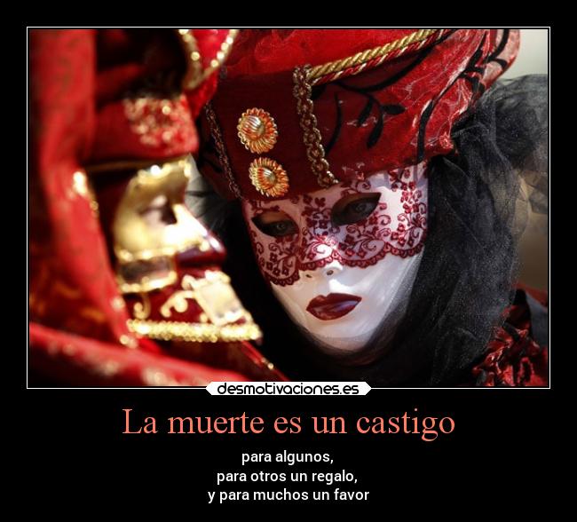 La muerte es un castigo -