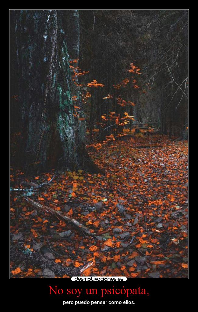 No soy un psicópata, - 