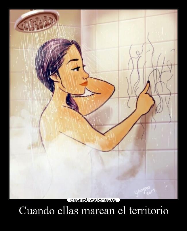 carteles risa ducha territorio desmotivaciones