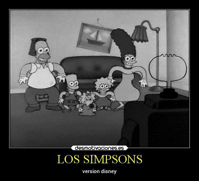 LOS SIMPSONS - version disney