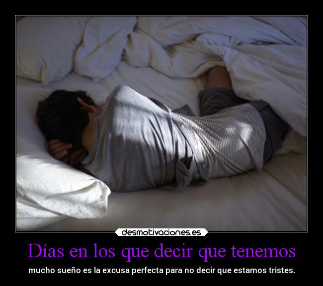 Días en los que decir que tenemos - 