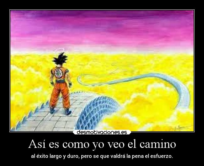 Así es como yo veo el camino -