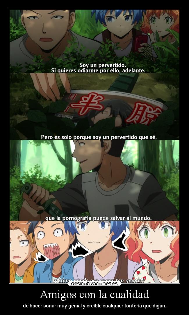 carteles amigos anime decir tonteria palabra raptorhunters genial ver sonar creer erosekai desmotivaciones