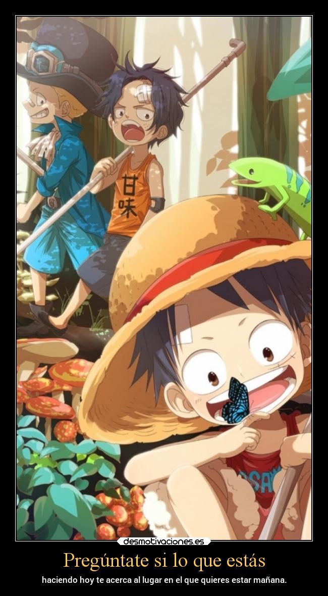 Pregúntate si lo que estás - 