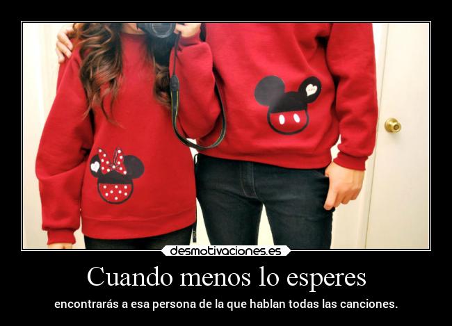 Cuando menos lo esperes -