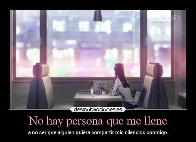 carteles anime amor silencio historia desmotivaciones