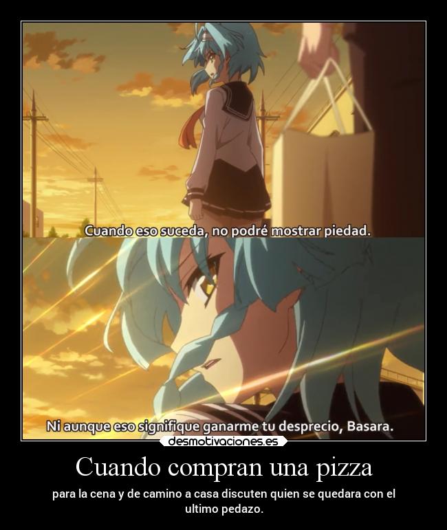 Cuando compran una pizza - 