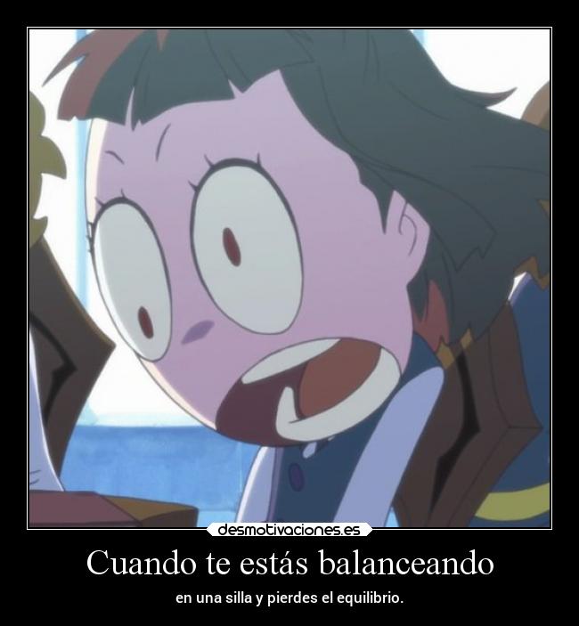 carteles anime humor risa fail cosasquepasan raptorhunters harukaze erosekai akko littlewitchacademia desmotivaciones