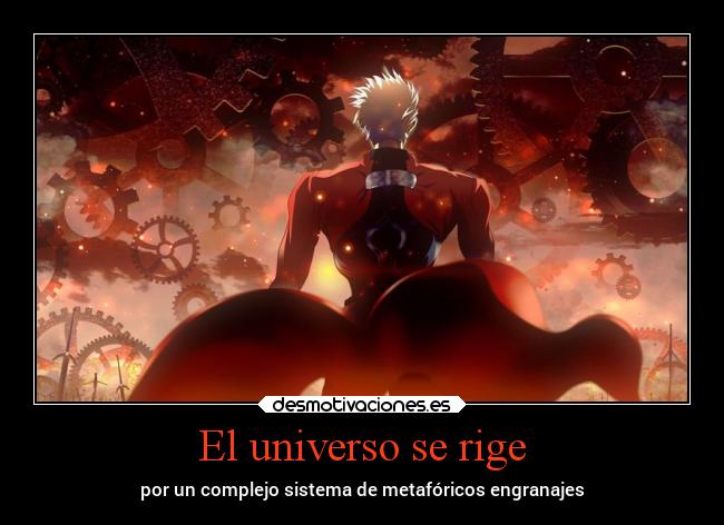 El universo se rige -