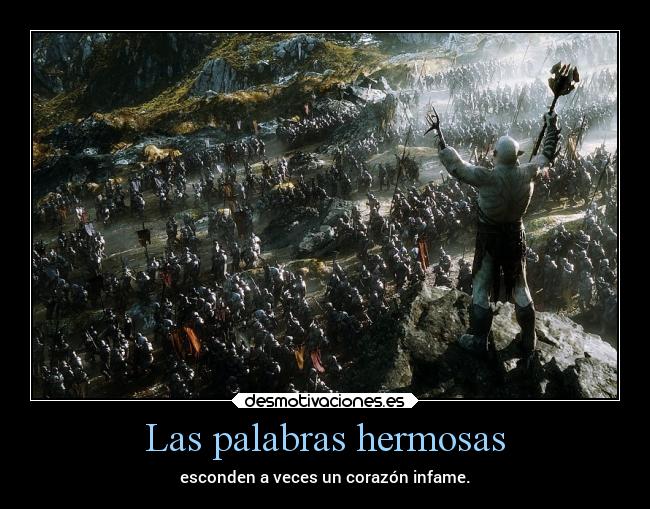 Las palabras hermosas -