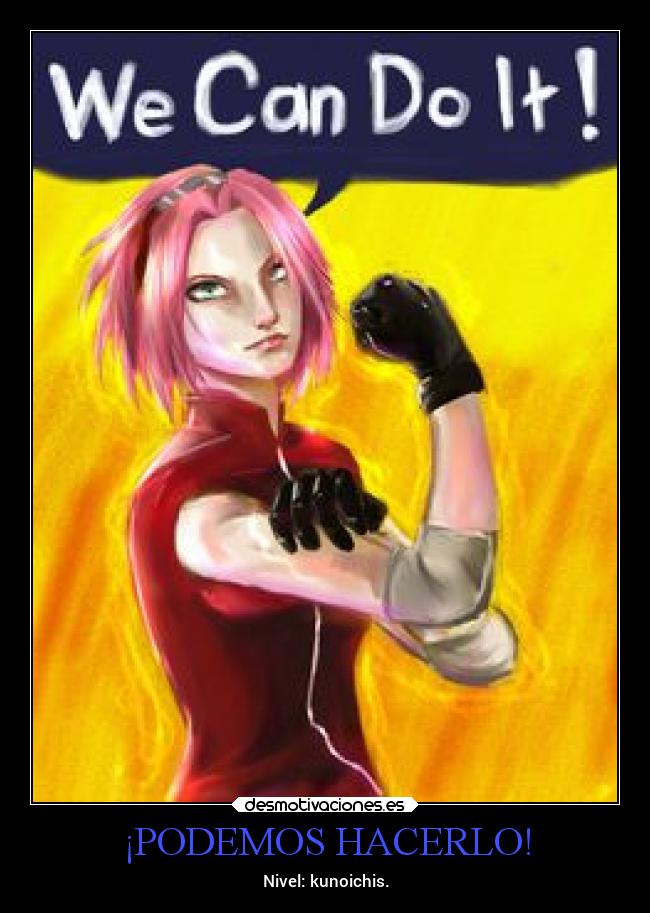 carteles historia anime sakuraharuno wecandoit kunoichis desmotivaciones