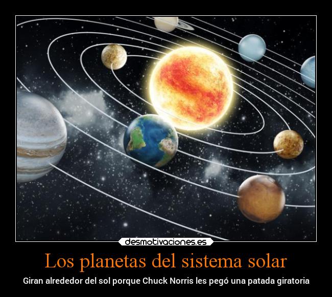 Los planetas del sistema solar - 