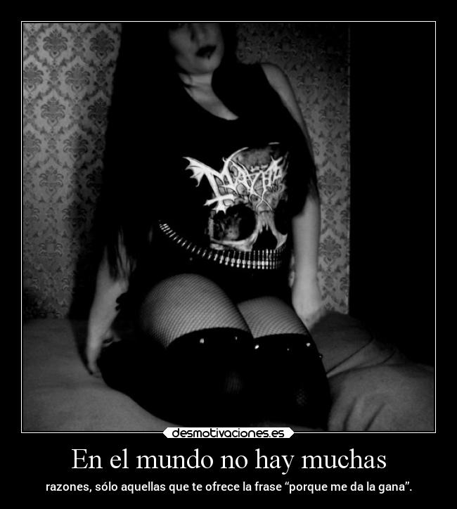 En el mundo no hay muchas - 