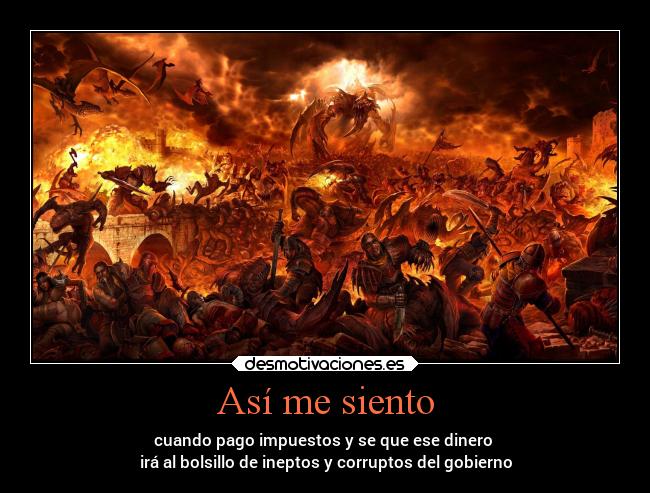 carteles obstaculos problemas impuestos desmotivaciones