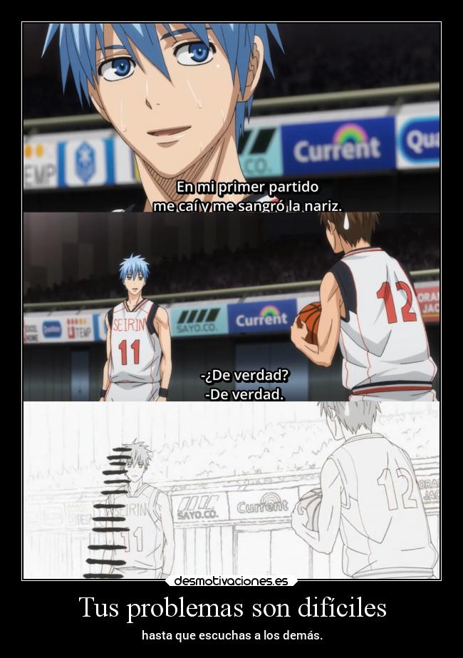 Tus problemas son difíciles - hasta que escuchas a los demás.