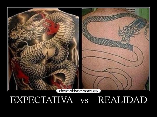 EXPECTATIVA vs REALIDAD -