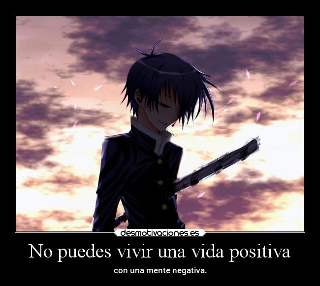 carteles vida anime vida frases desmotivaciones