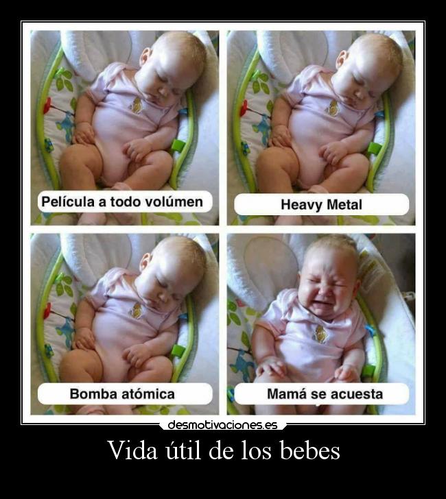 Vida útil de los bebes - 